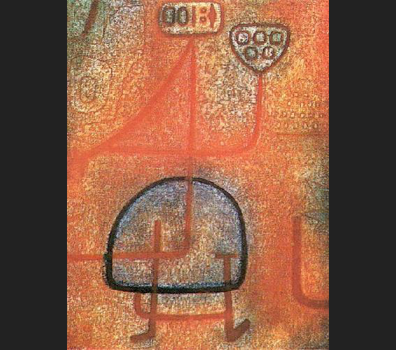 The Pretty Gardener painting - Paul Klee The Pretty Gardener art painting